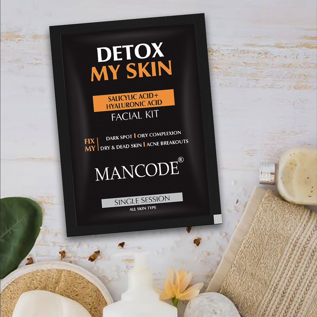 Mancode Facial Kit for Detox Skin for Fix Dark Sports