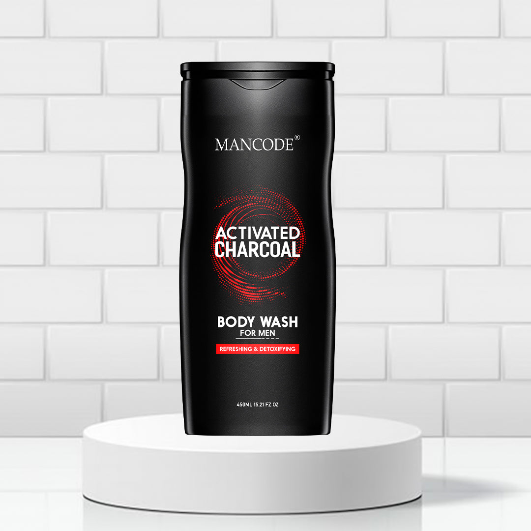 Activated Charcoal Body Wash & Shower Gel for Men