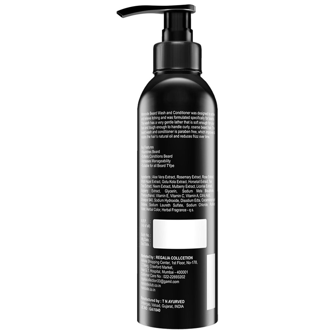 Mancode Beard Wash and conditioner, 200ml