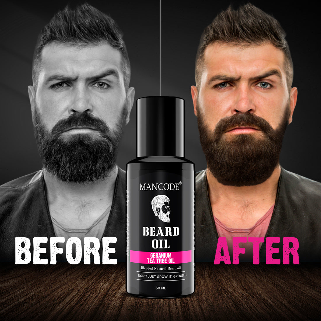 Mancode Germanium & Tea Tree Beard Oil | 60ML