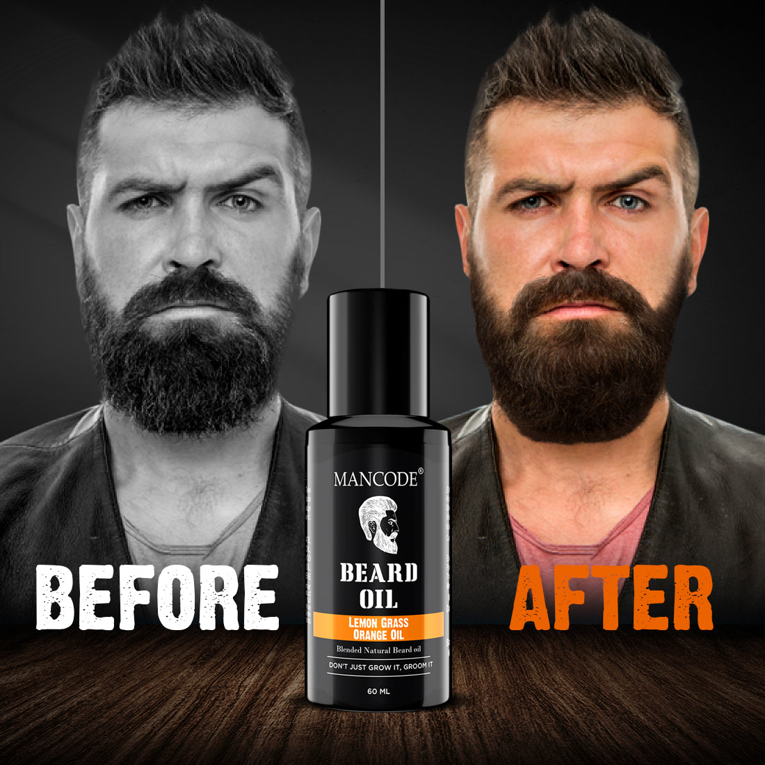 Mancode Lemon Grass Orange Beard Oil | 60ML