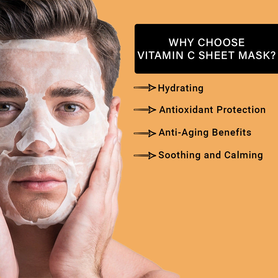 Vitamin C Facial Sheet Mask - Pack Of 3 (1)