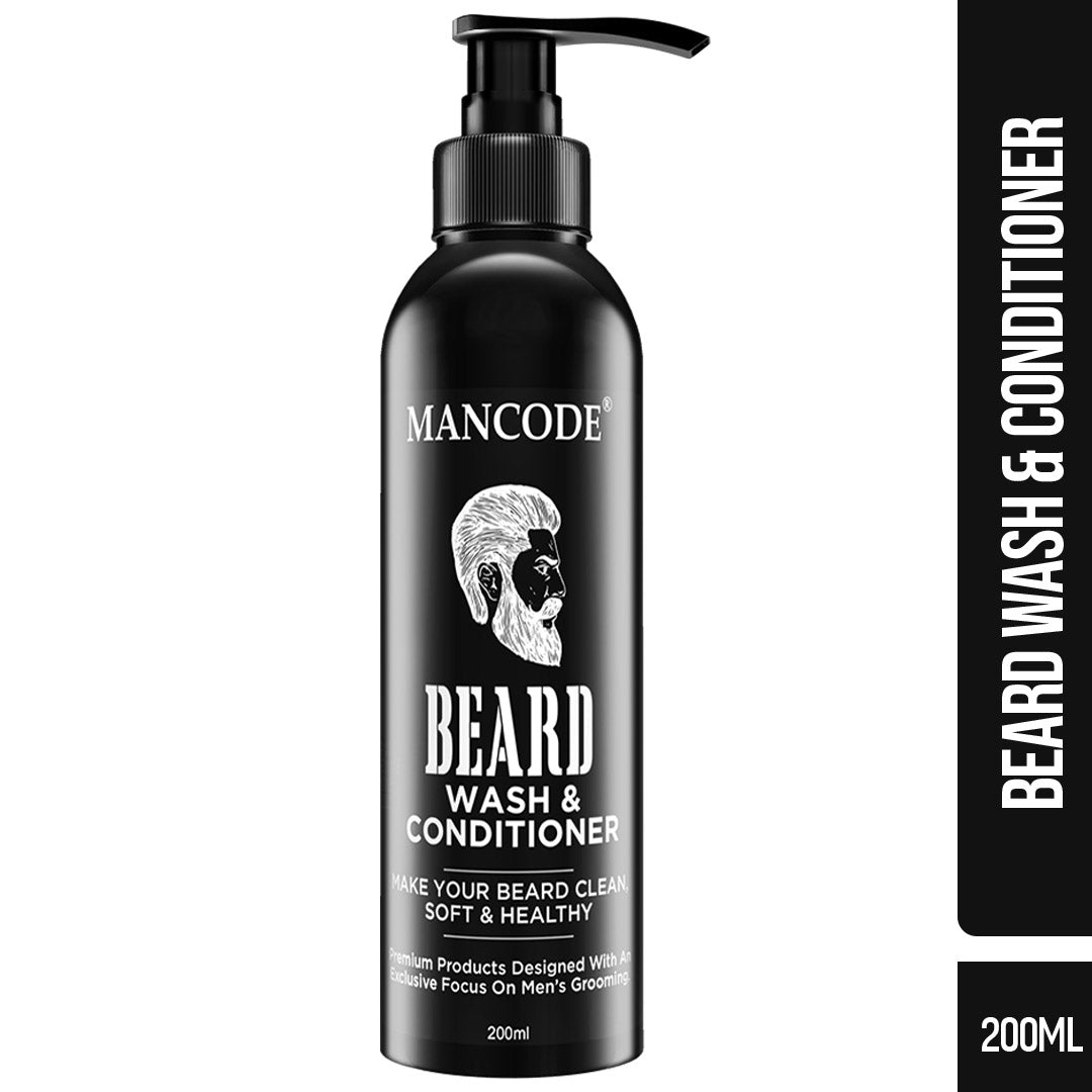 Mancode Beard Wash and conditioner, 200ml 4