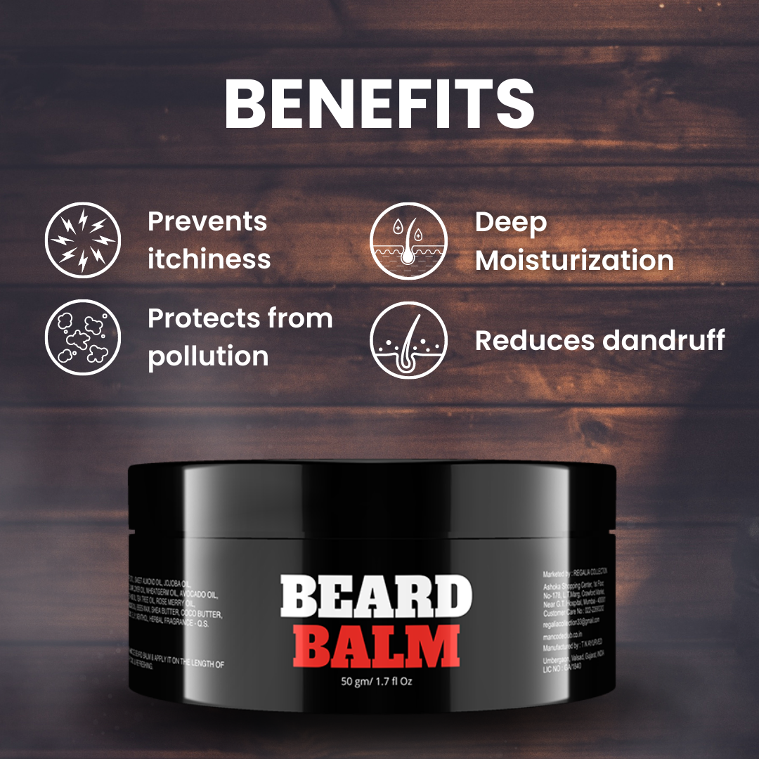 Mancode Beard Balm for Men,50gm
