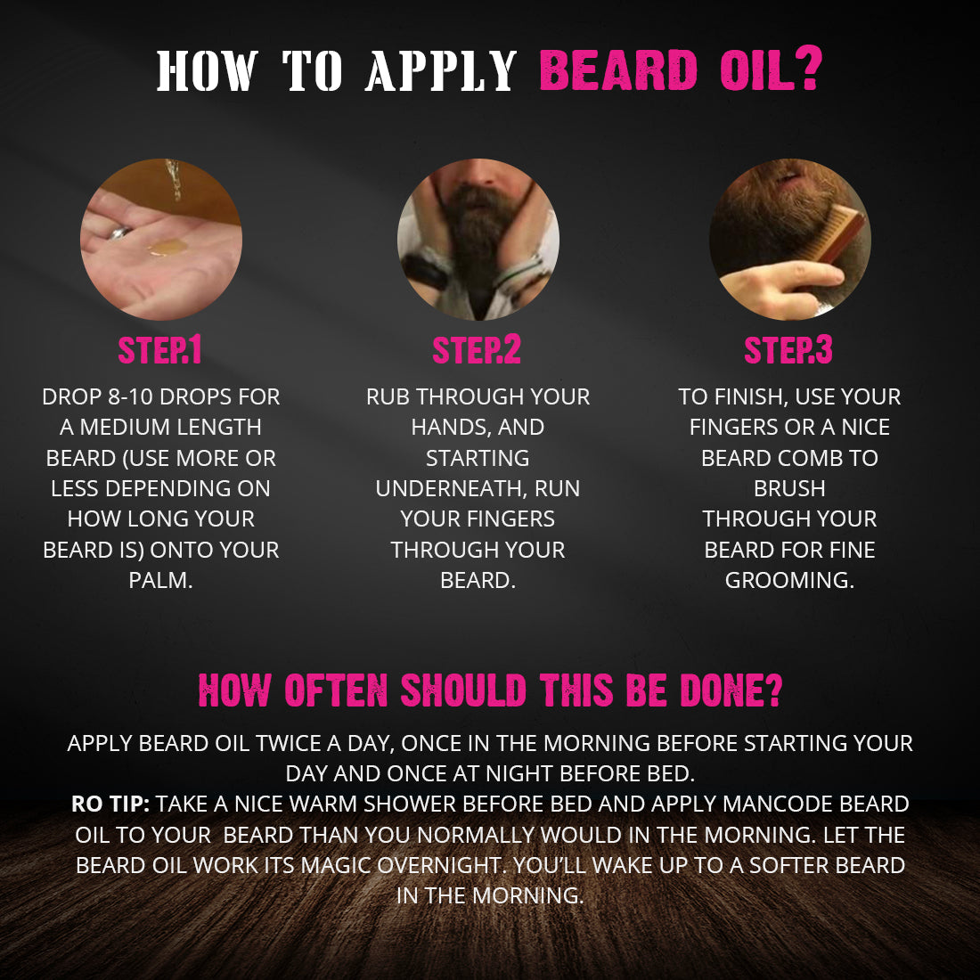 Mancode Germanium & Tea Tree Beard Oil | 60ML