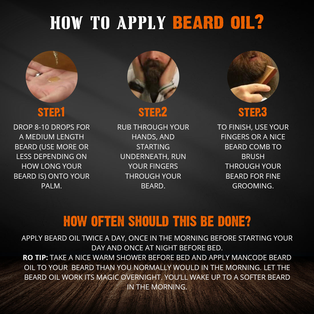 Mancode Lemon Grass Orange Beard Oil | 60ML