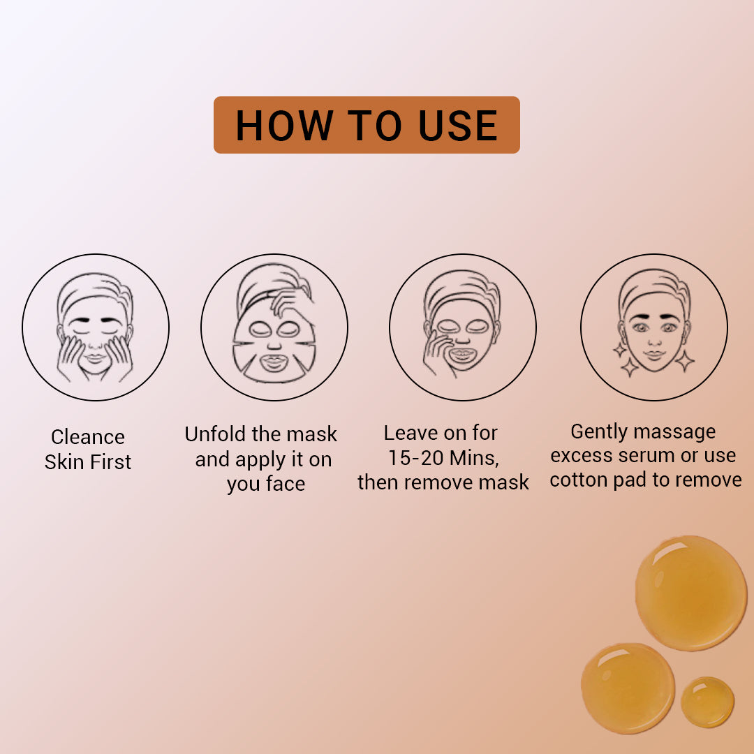 De Tan Facial Sheet Mask - Pack Of 3 (1)