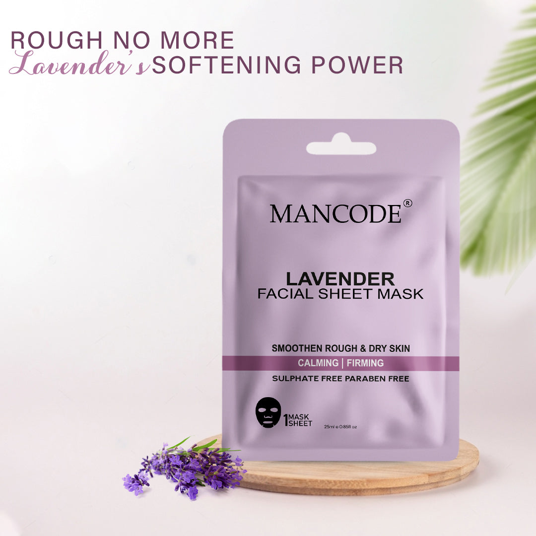 Lavender Facial Sheet Mask - Pack Of 3 (2)