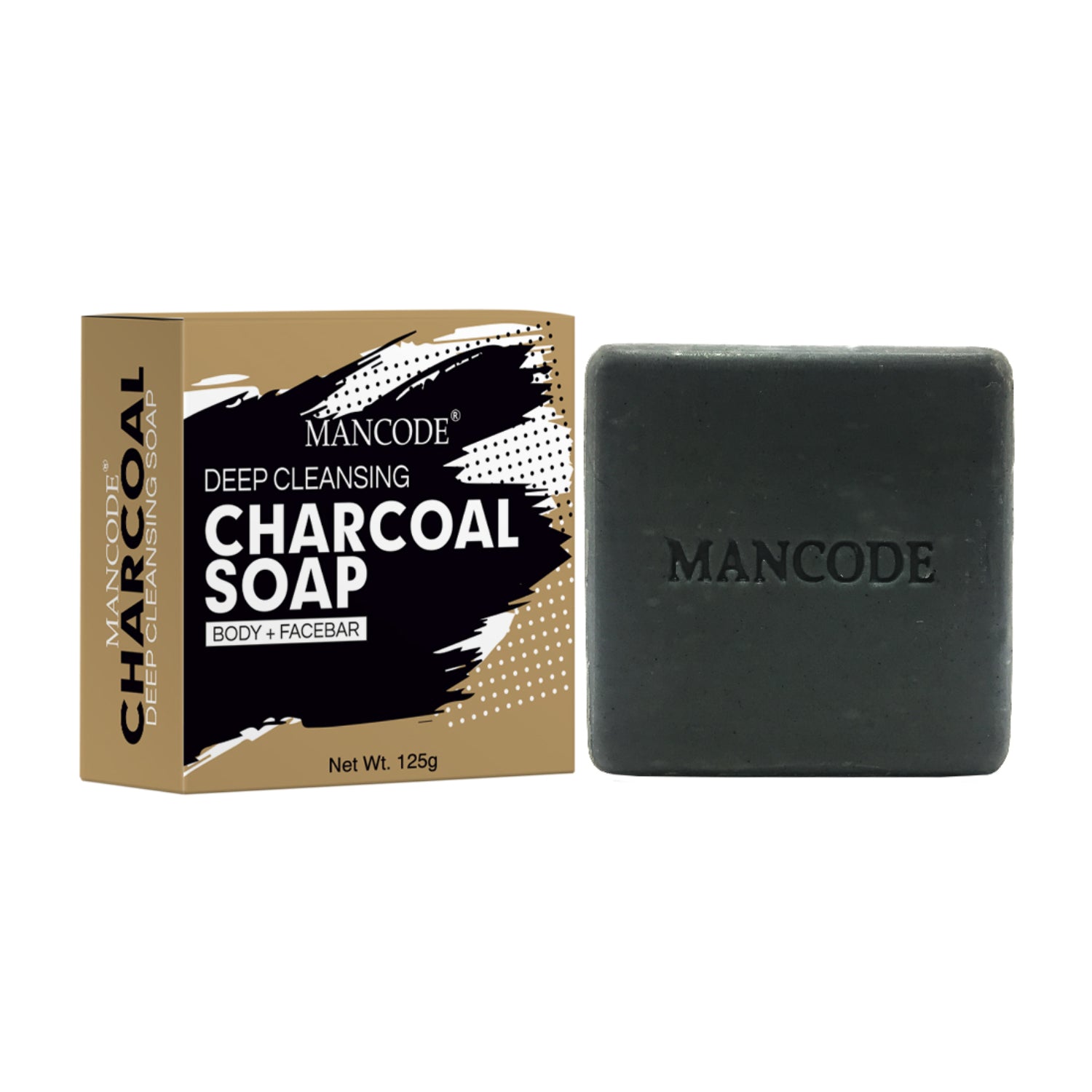 Charcoal Deep Cleansing Soap (125gm) | Pack of 3