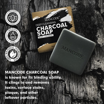 Charcoal soap for Men