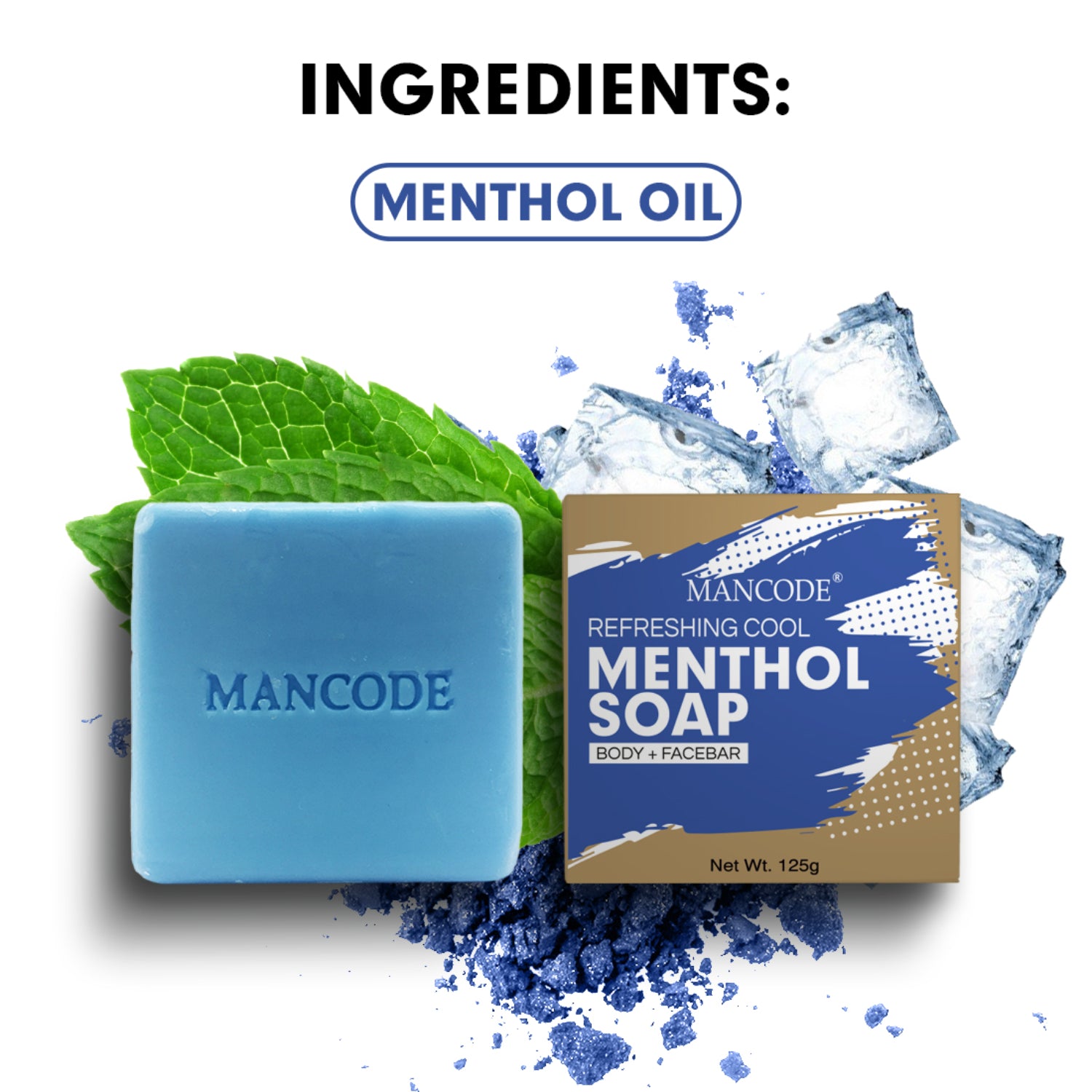 Refreshing Cool Menthol Soap, 125gm