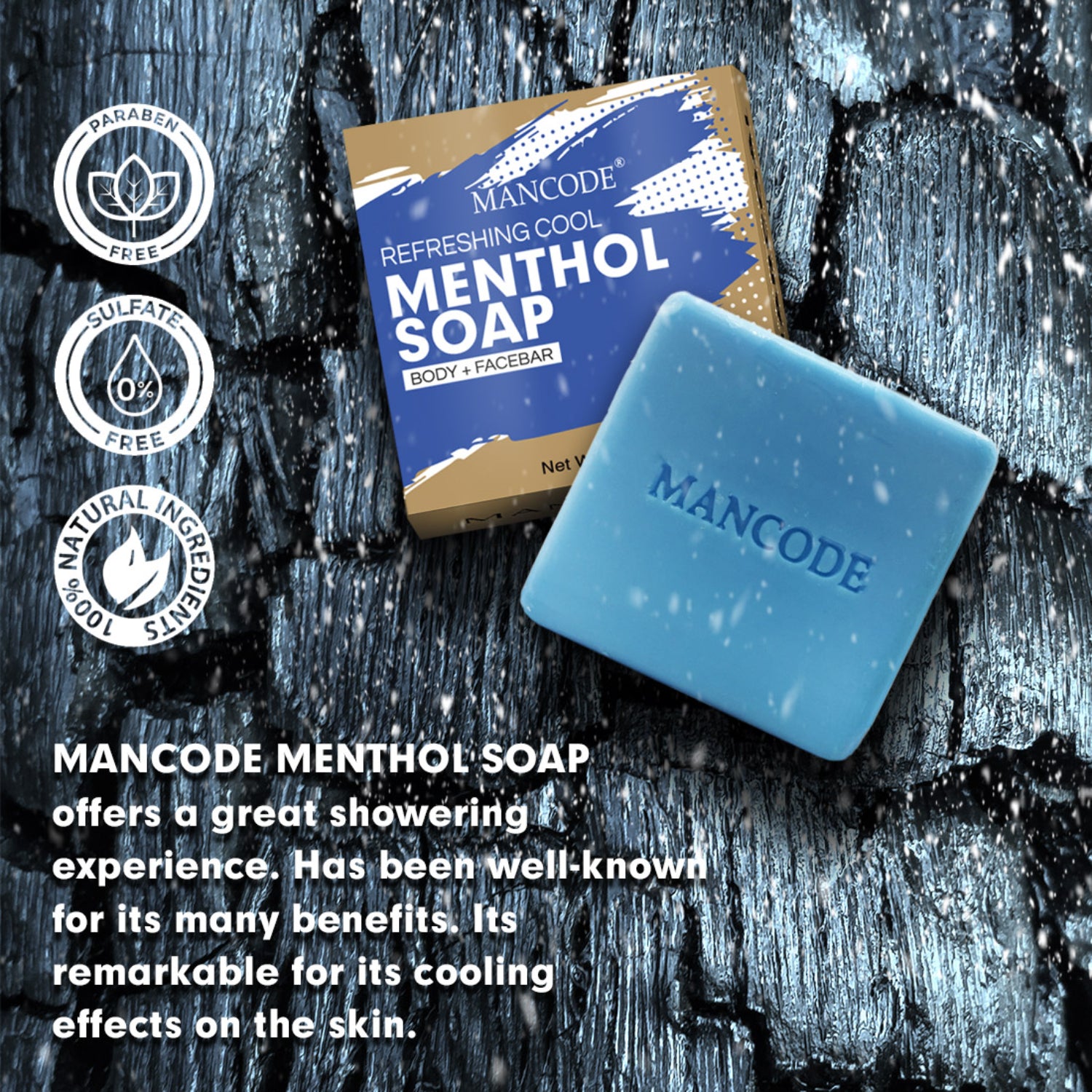 Refreshing Cool Menthol Soap, 125gm