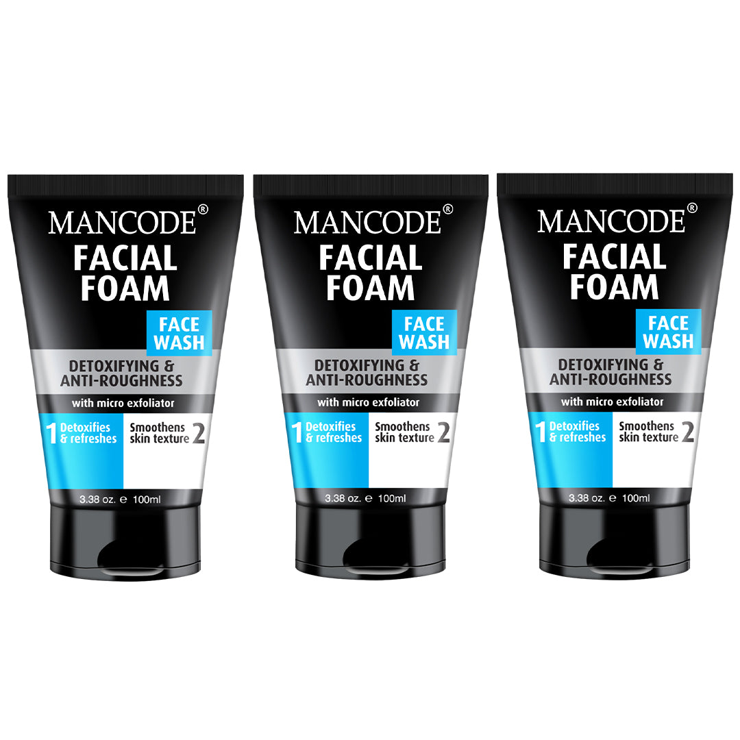 Facial Foam Facewash Set of 3 (3 N x 100ml)