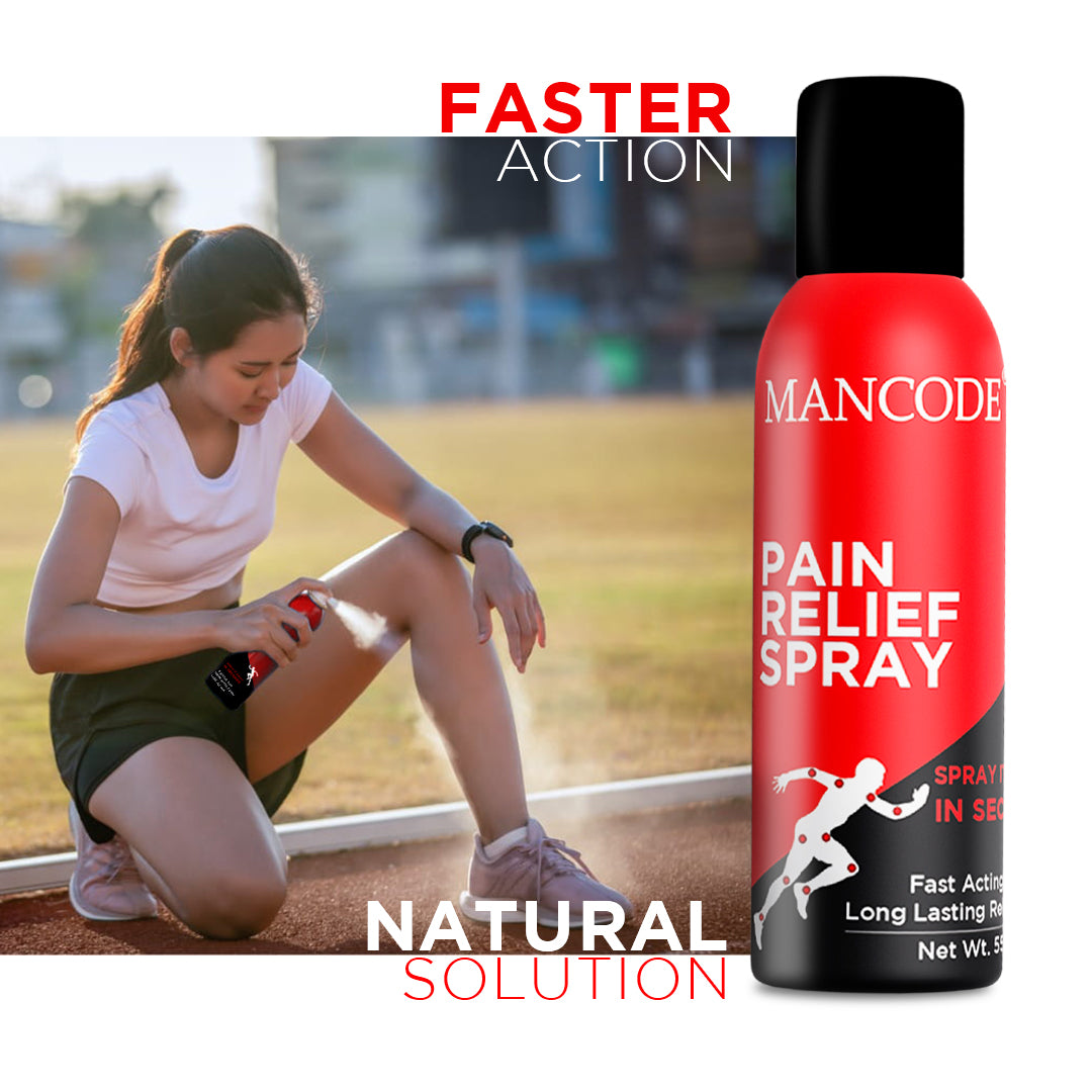 Sports pain relief spray