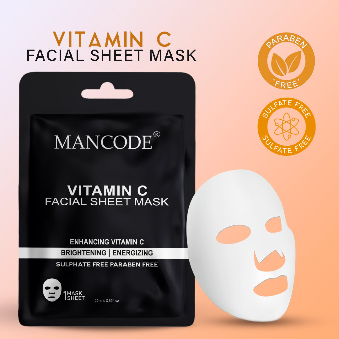 Vitamin C Facial Sheet Mask - Pack Of 3 (4)