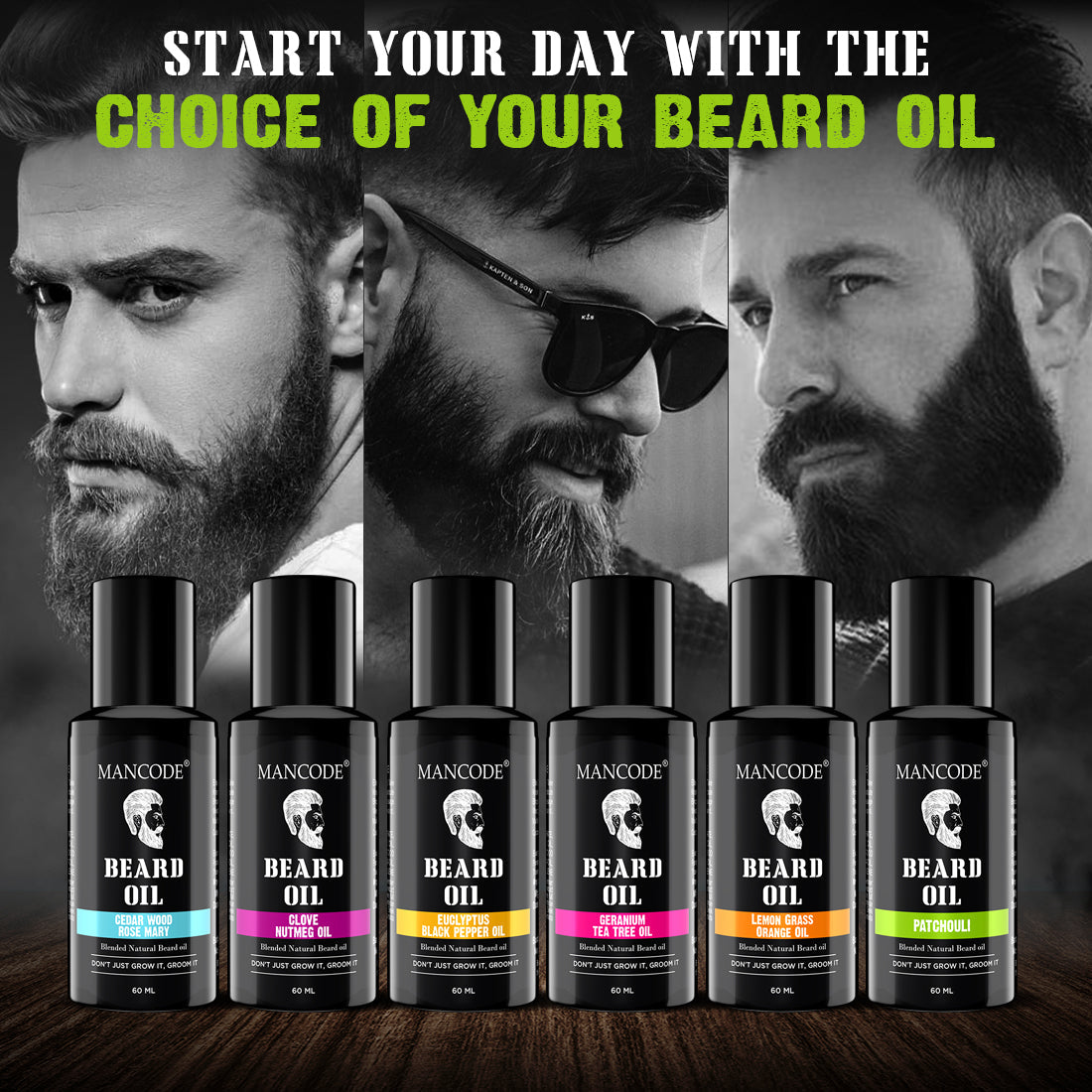 Mancode Patchouli Beard Oil | 60ML
