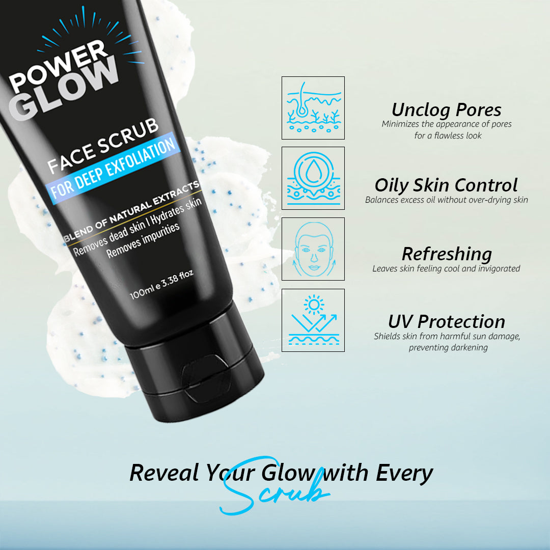 Power Glow Face Scrub 4
