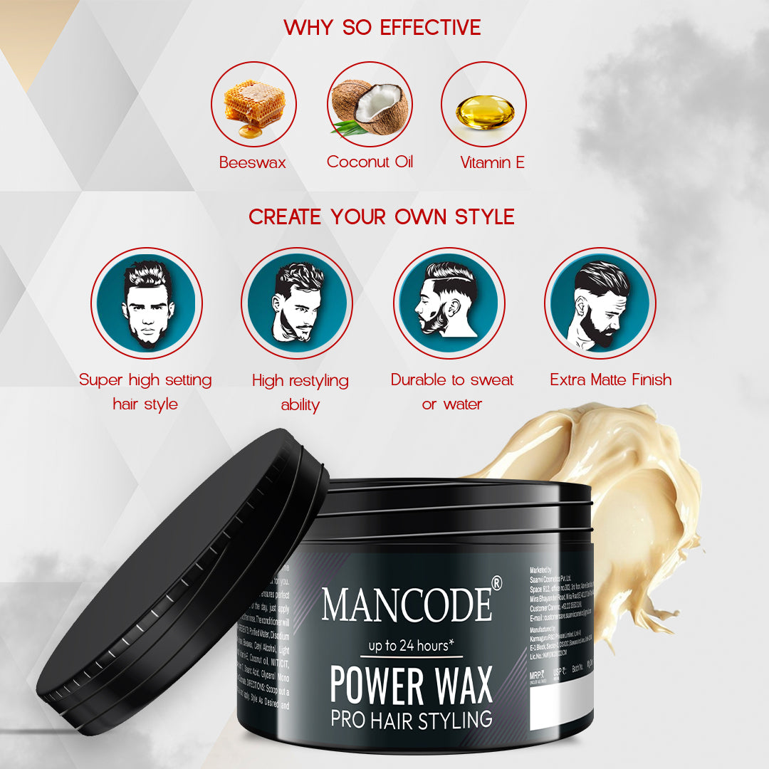 Power Wax Pro Hair Styling Cream 100ml