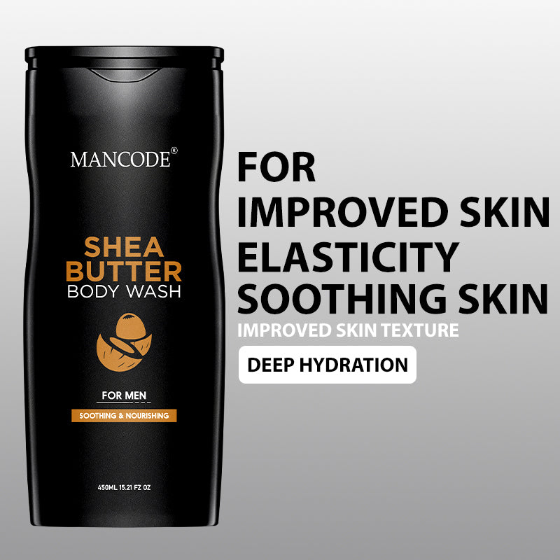 Shea Butter Body Wash - Shower Gel for Men