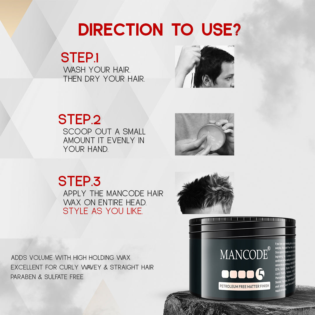 Power Wax Pro Hair Styling Cream 100ml 4