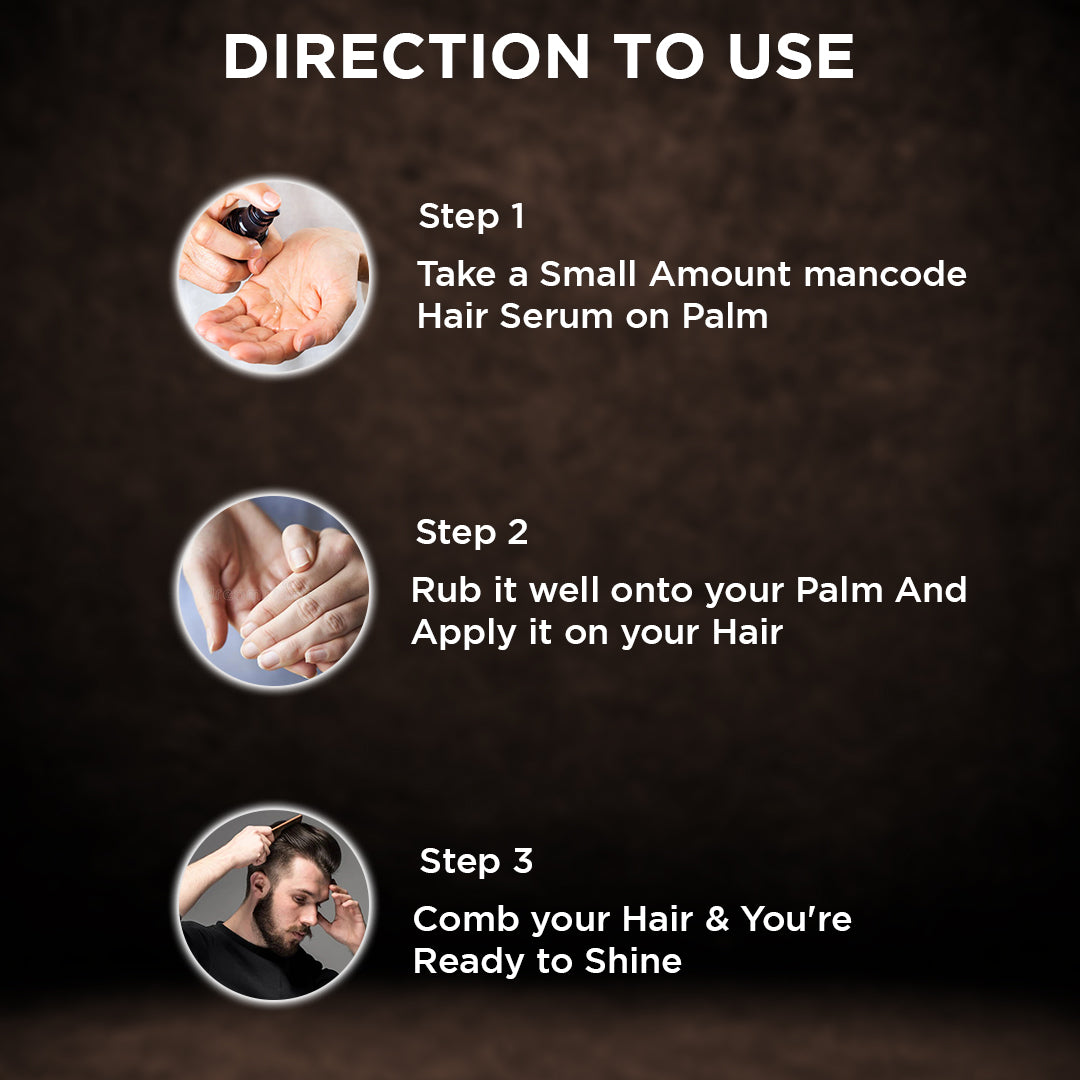 Mancode Hair Serum for men, 100ml