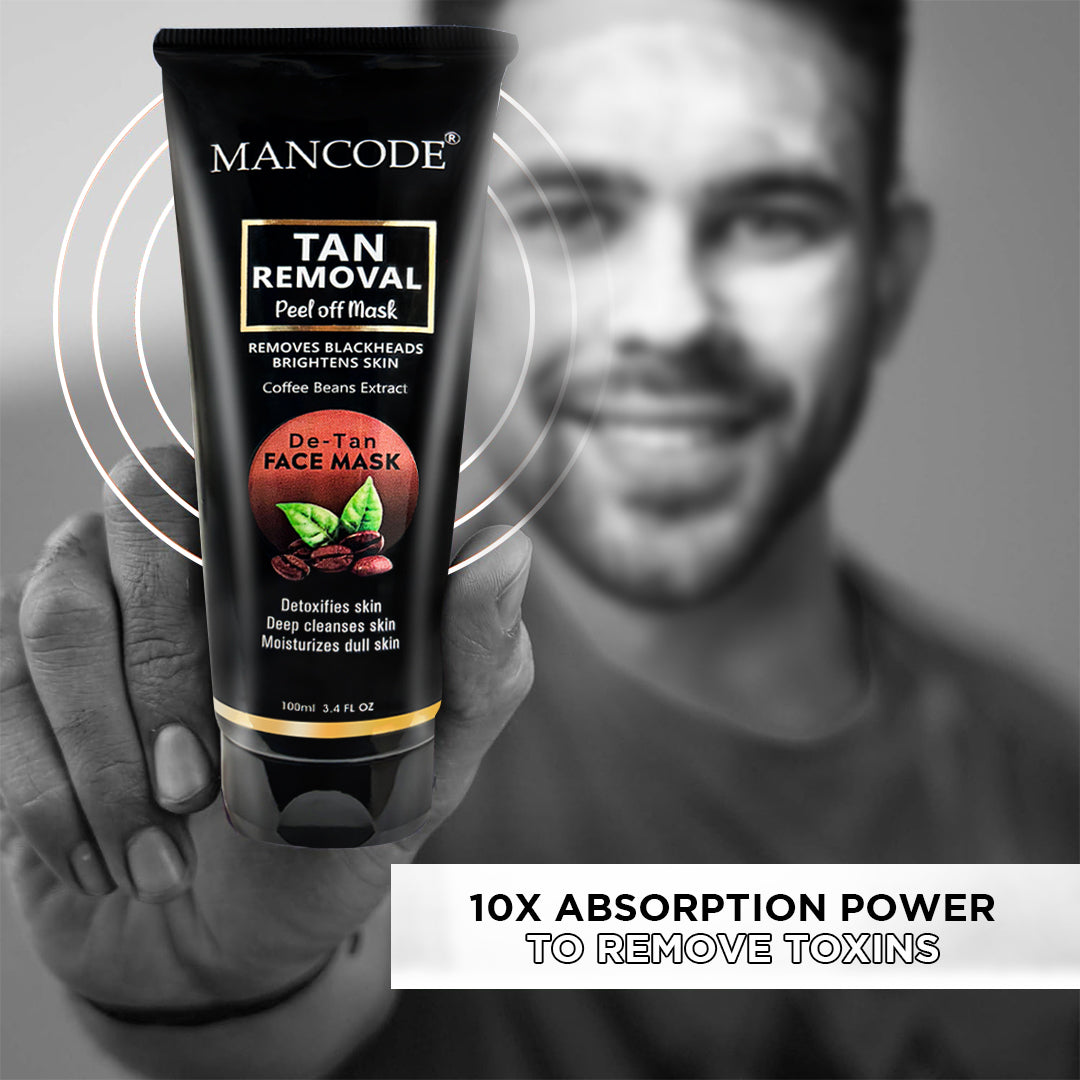 Tan Removal Peel Off Mask for Men