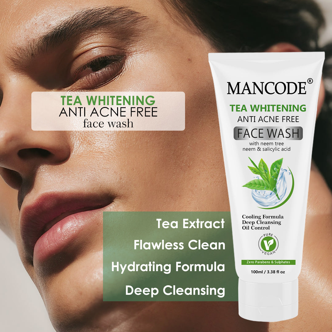 Tea Whitening Anti-Acne Free Face Wash 5