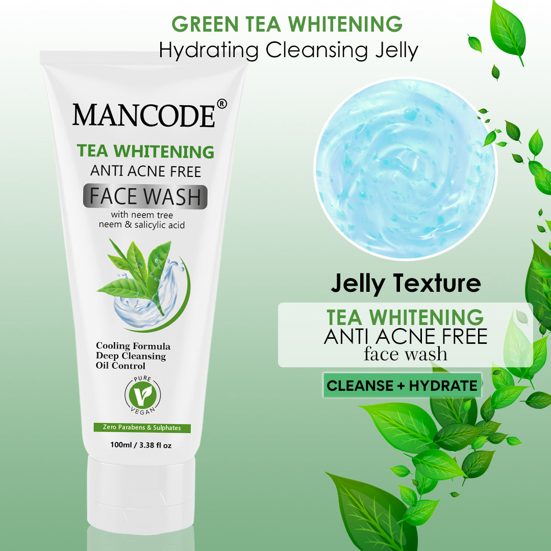 Tea Whitening Anti-Acne Free Face Wash 2