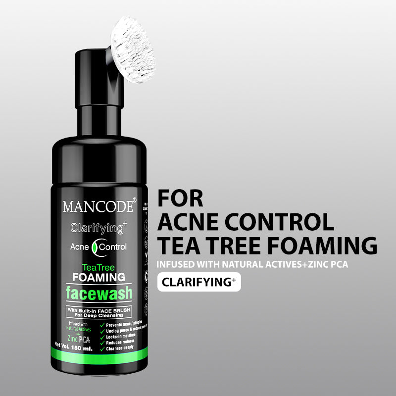 Acne Control Tea Tree Foaming Facewash