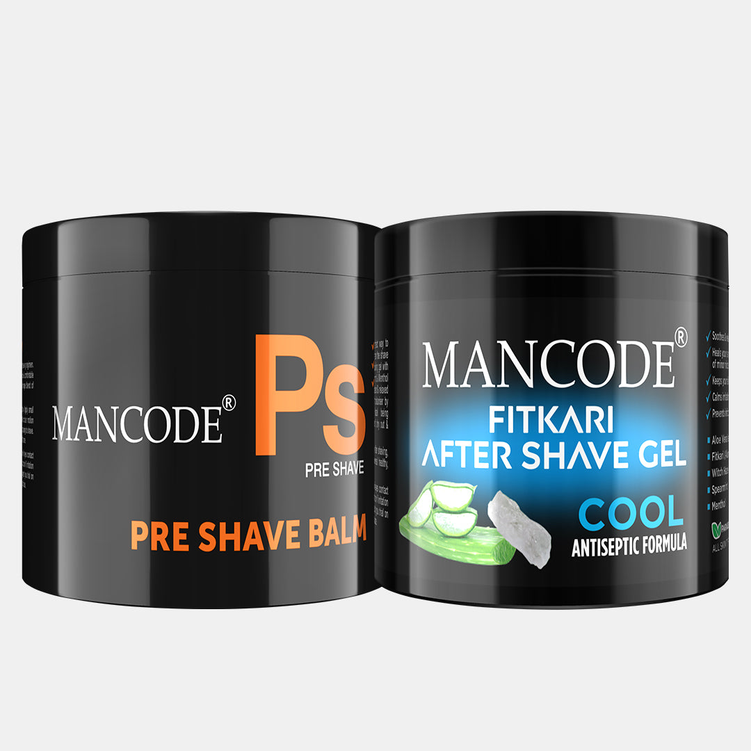 Buy Combo Pre-shave balm and after-shave balm(100gm) – Mancode