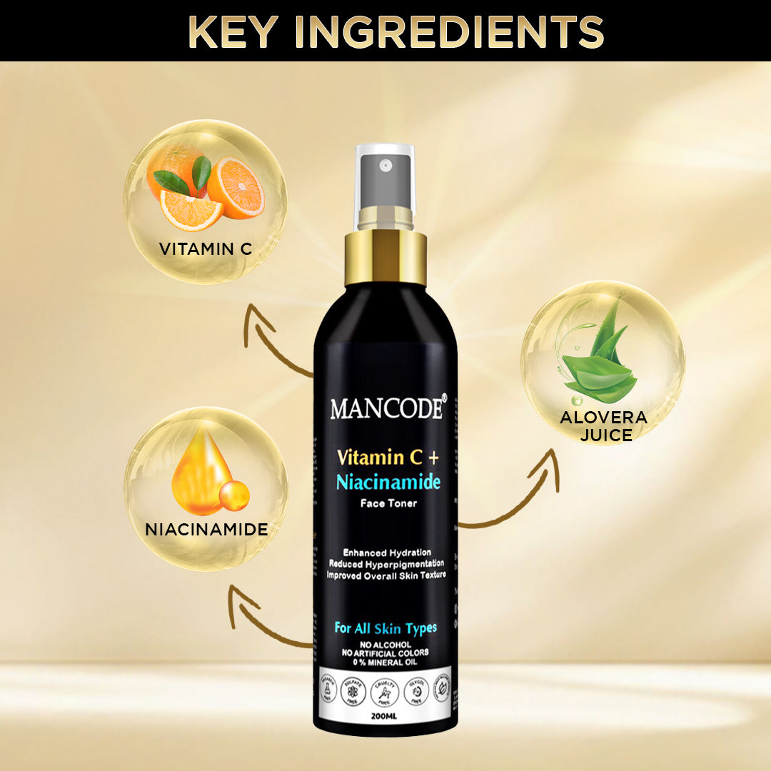 Vitamin C + Niacinamide Face Toner 200ml (1)