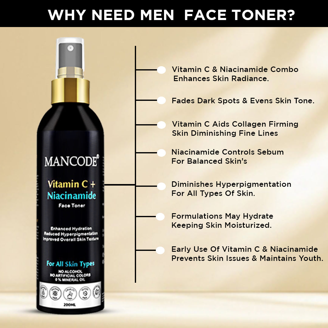 Vitamin C + Niacinamide Face Toner 200ml
