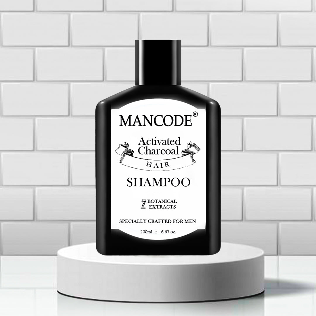 Buy Activated Charcoal Hair Shampoo | Mancode