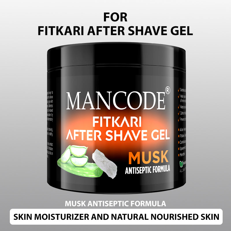 Fitkari After Shaving Gel | Musk