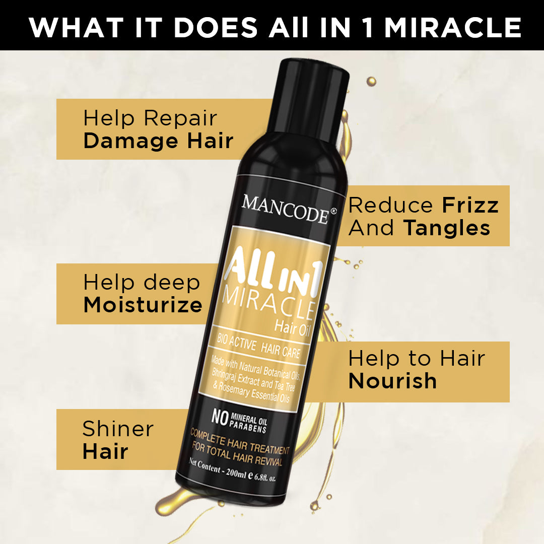 All in One Miracle Hair Oil 200ml