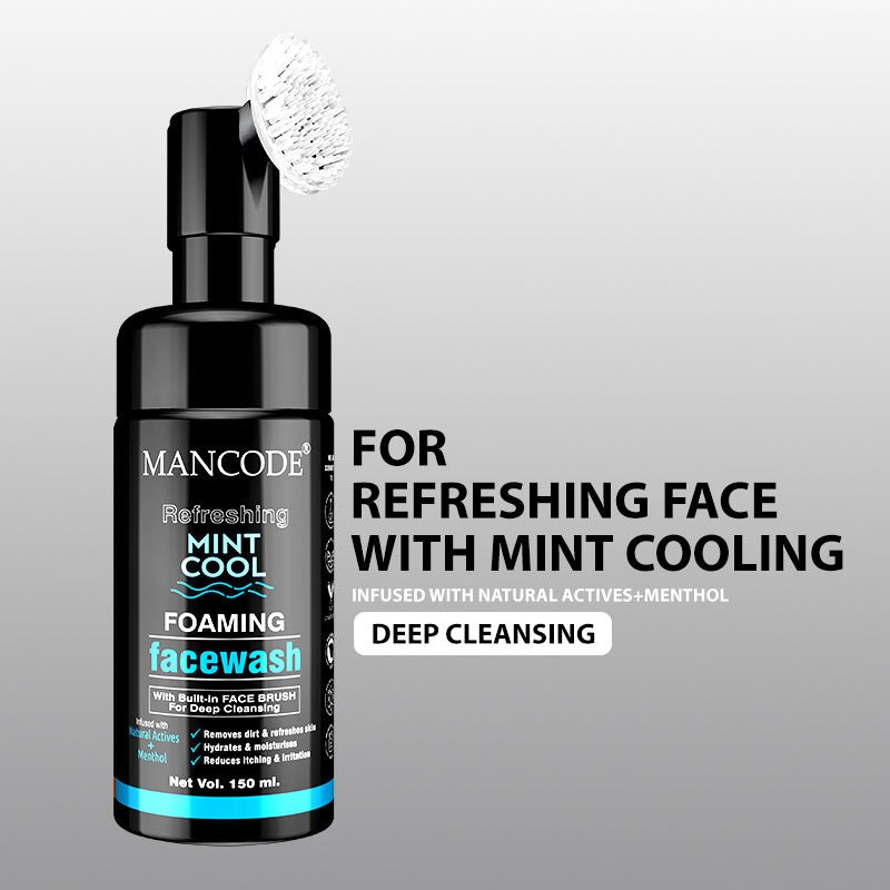 Refreshing Mint Cool Foaming Facewash