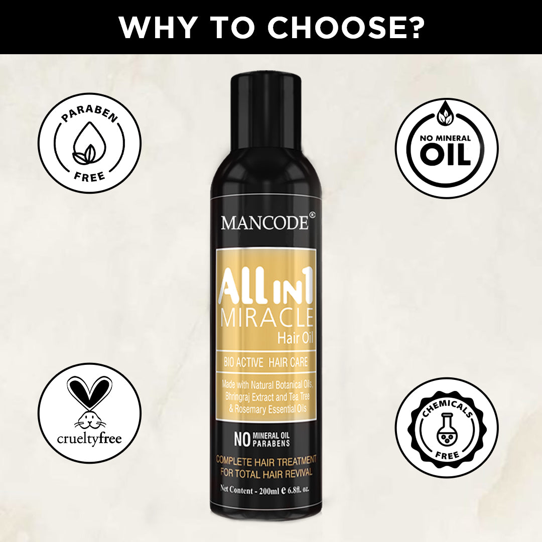 All in One Miracle Hair Oil 200ml